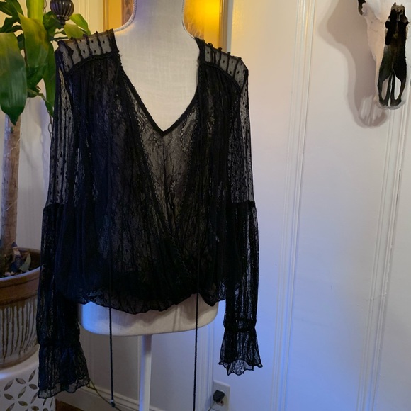 Free people lace top! - Picture 1 of 2